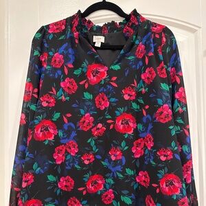 J Crew long sleeve blouse